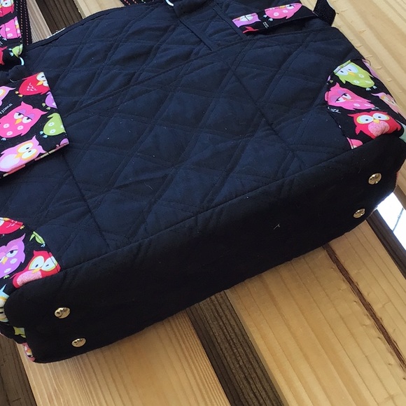 Large & Adorable Owl Quilted Bag, Like New w/ Lots of Room! - Picture 11 of 12